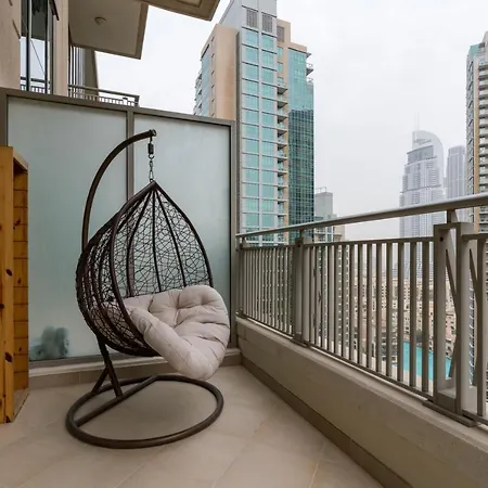 White Sage - Fountain View Stylish Apt With Spacious Terrace Dubai Exterior photo