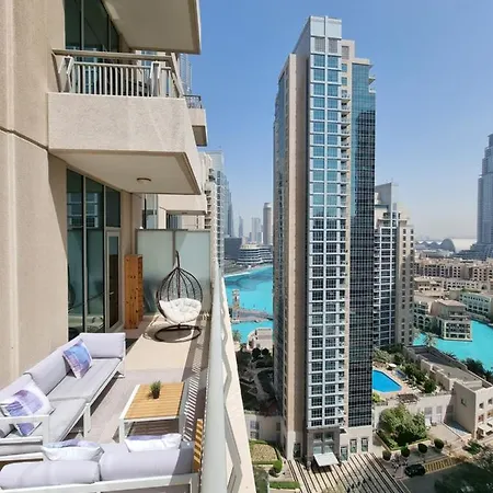 White Sage - Fountain View Stylish Apt With Spacious Terrace Dubai Exterior photo