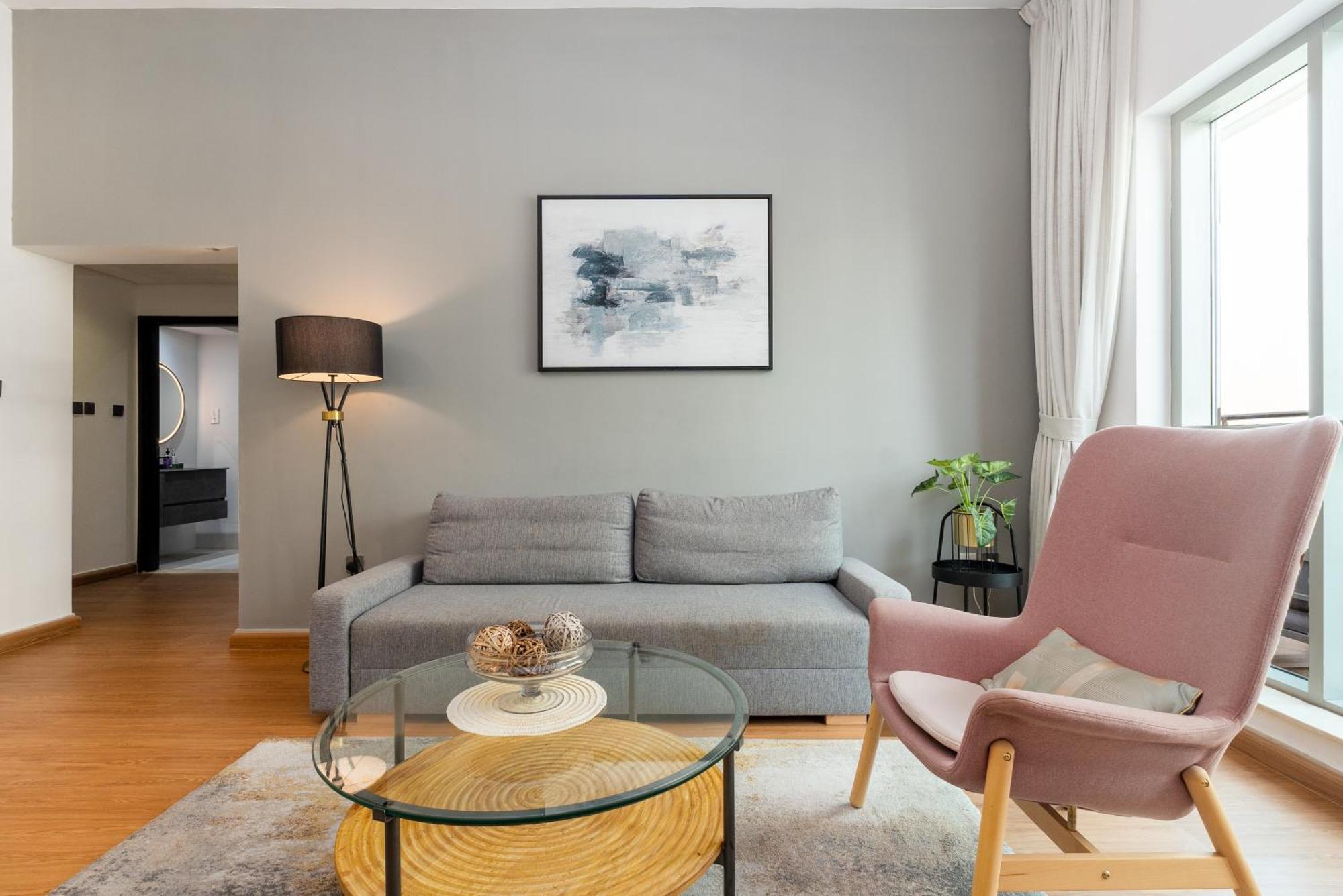 White Sage - Fountain View Stylish With Spacious Terrace Appartement Dubai