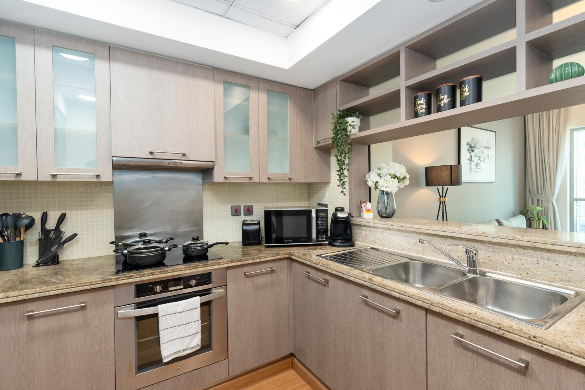 Appartement White Sage - Fountain View Stylish With Spacious Terrace Dubai